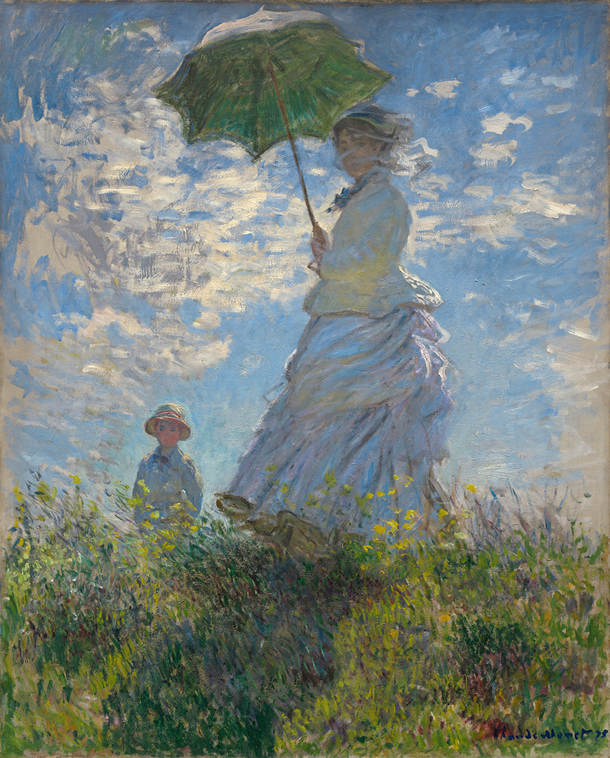 Claude Monet Zena Sa Suncobranom