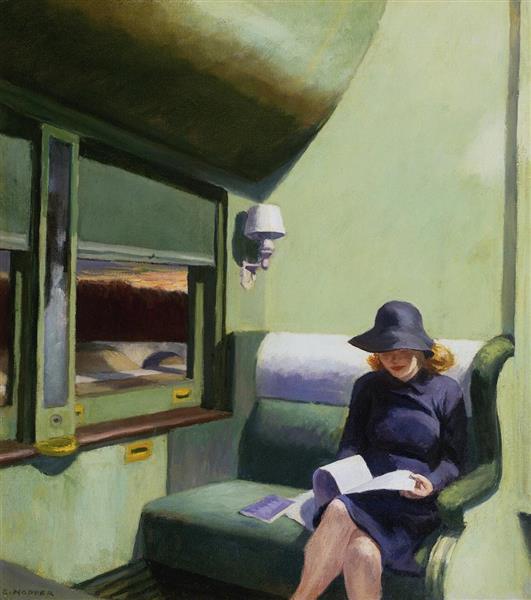 Compartment Car Edward Hopper