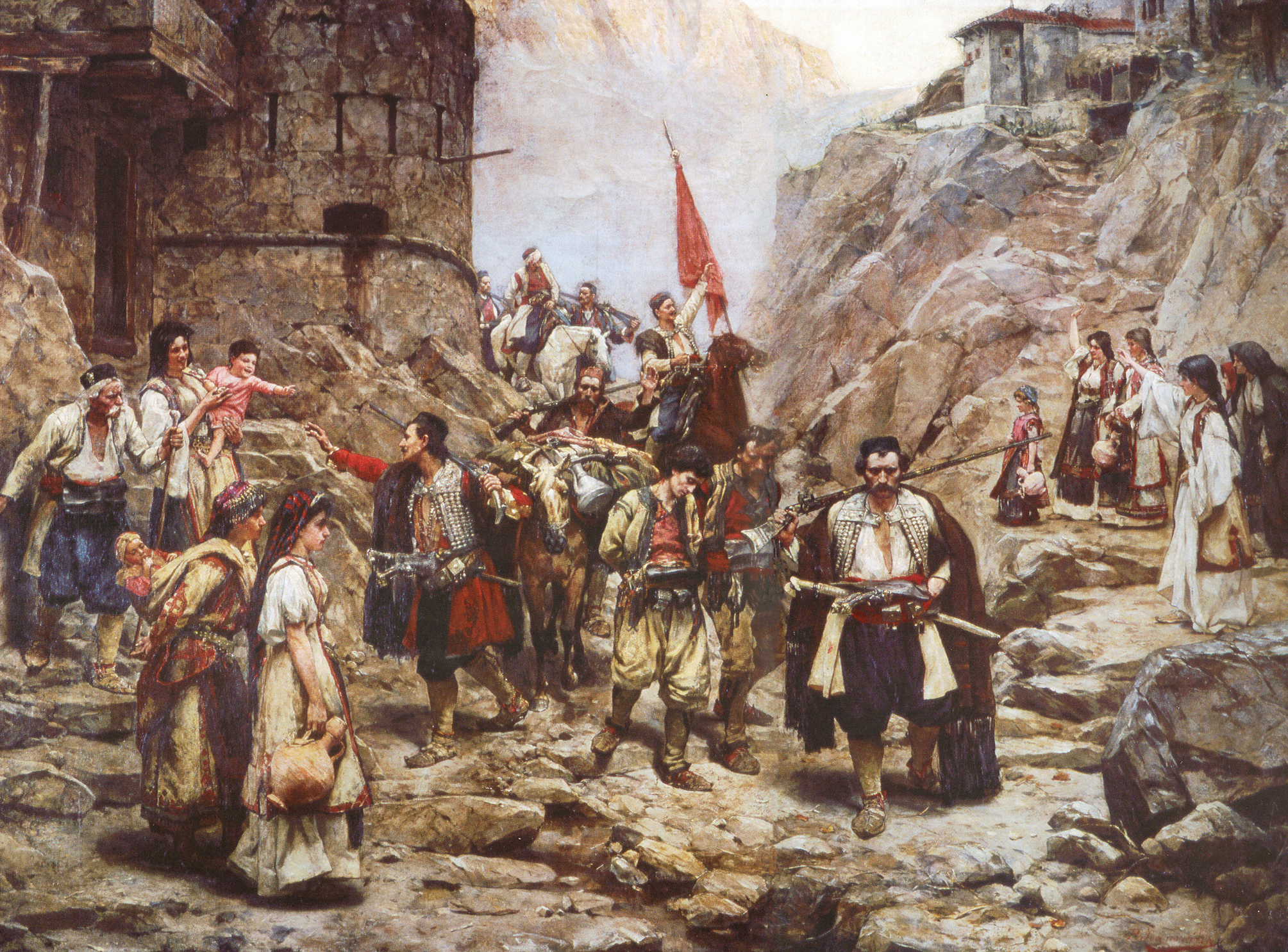 Paja Jovanovic Povratak Cete Crnogoraca Iz Boja