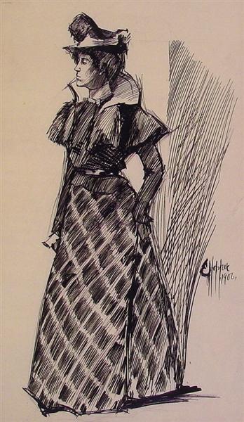 Study Of A Standing Woman Edward Hopper