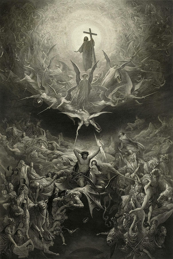 The Triumph Of Christianity Over Paganism Gustave Dore