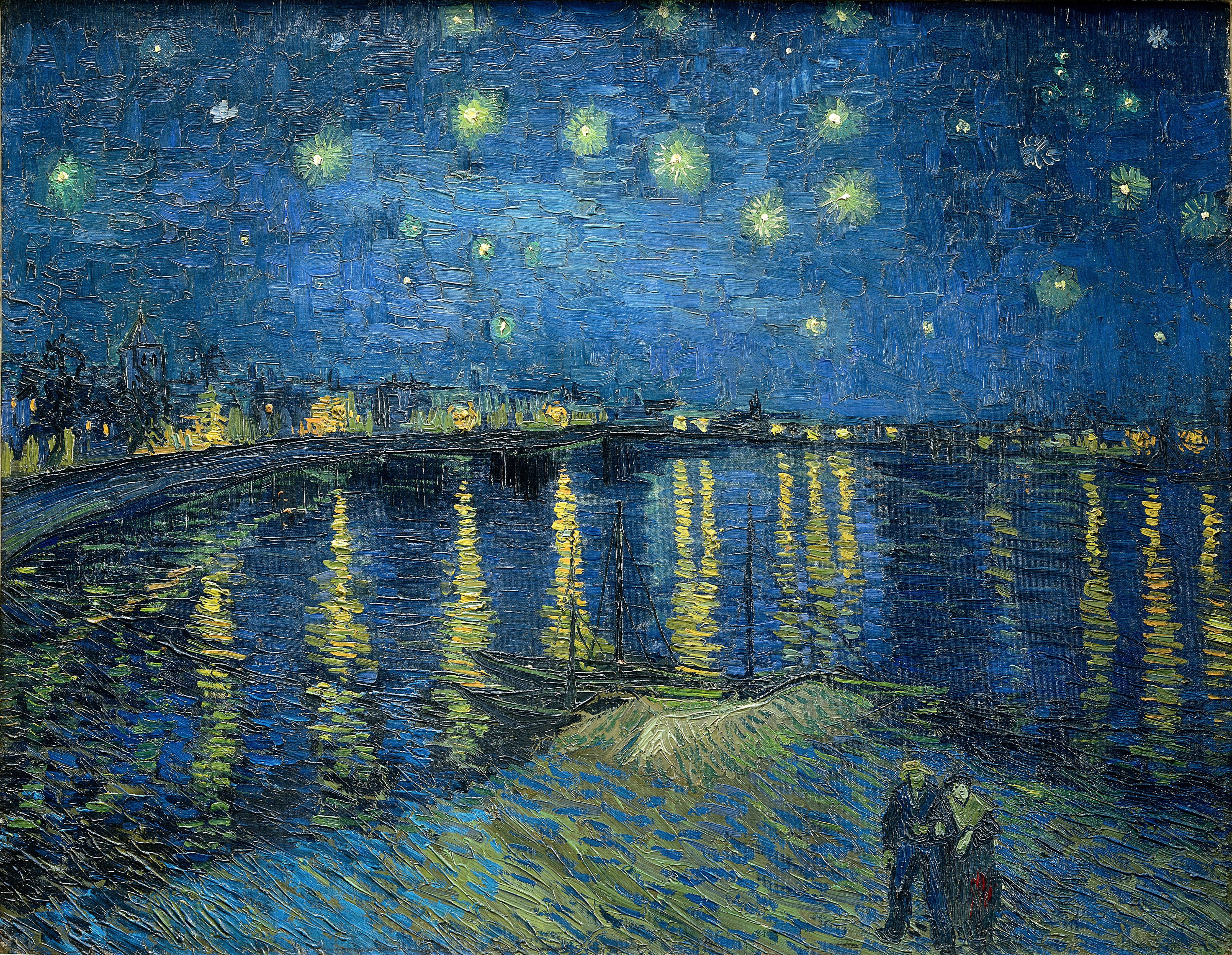 Van Gogh Starry Night Over The Rhone