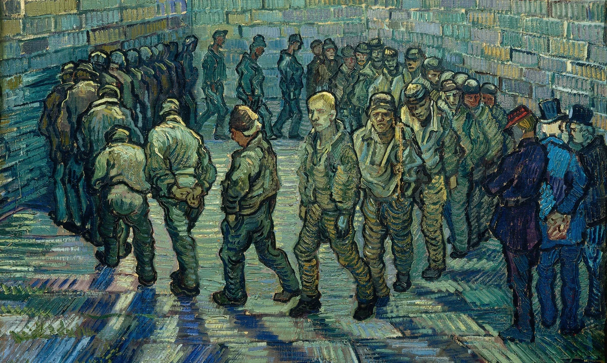 Vincent Van Goghs Prisoners Exercising